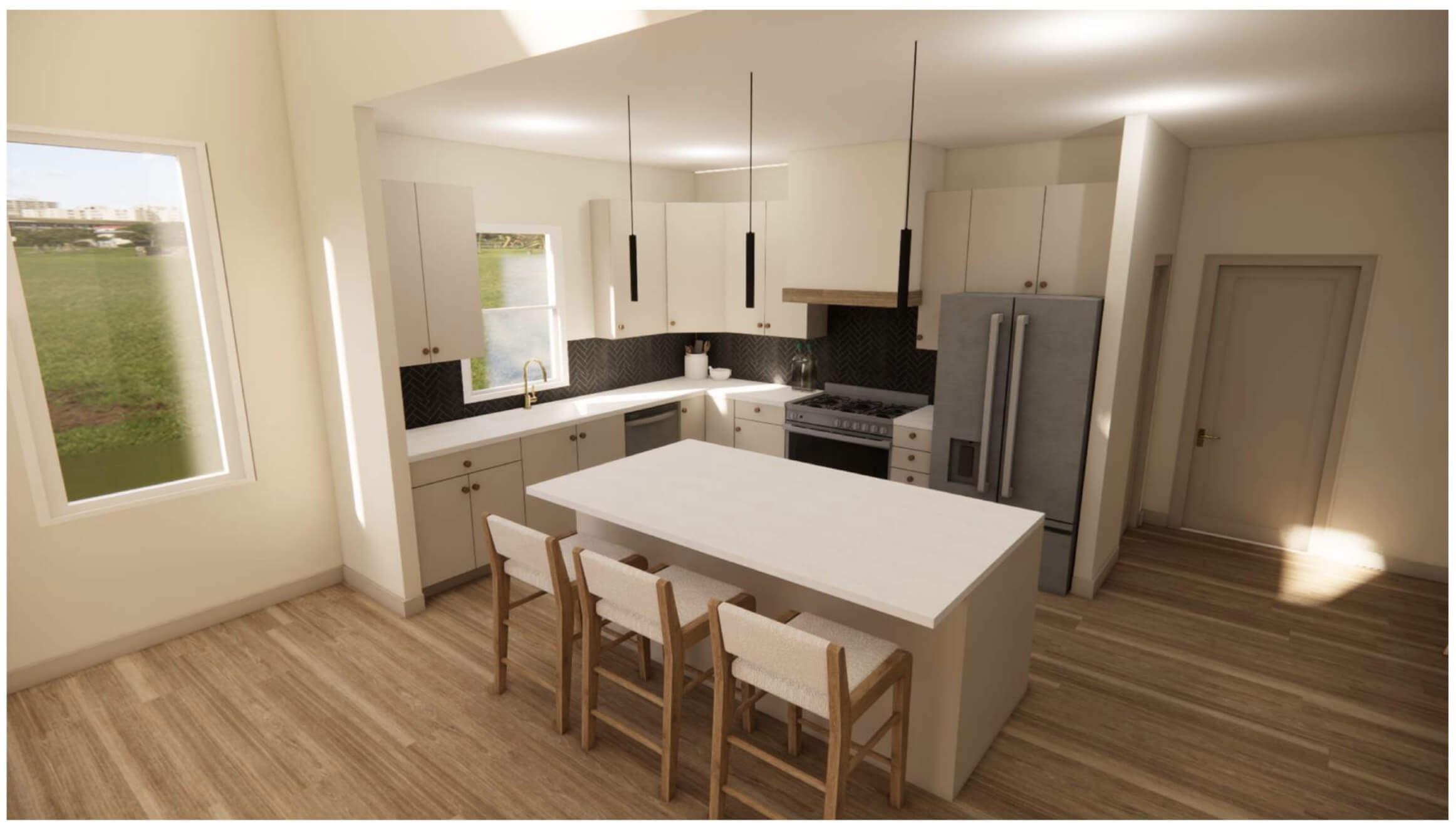 Moonridge II kitchen in residential homes Centerton & Bentonville