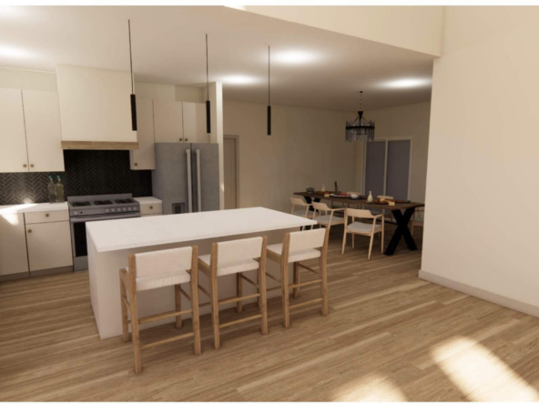 Moonridge II kitchen in residential homes Centerton & Bentonville