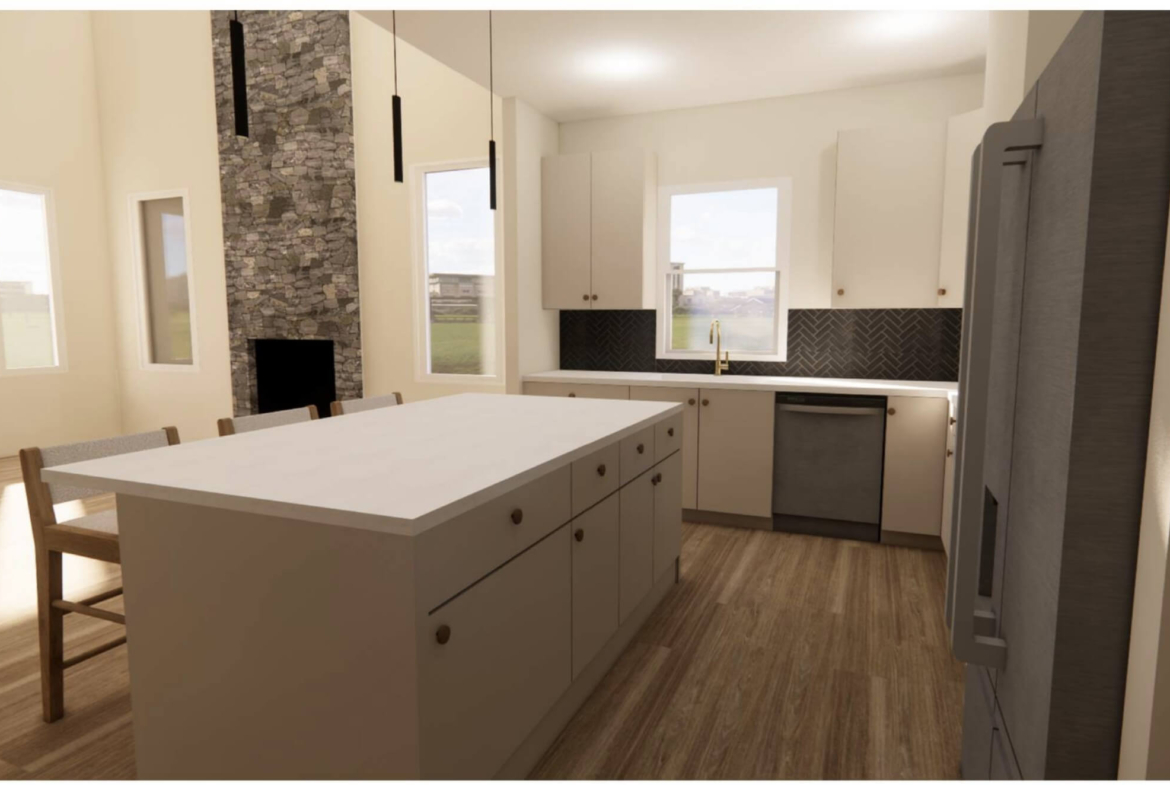 Moonridge II kitchen in residential homes Centerton & Bentonville