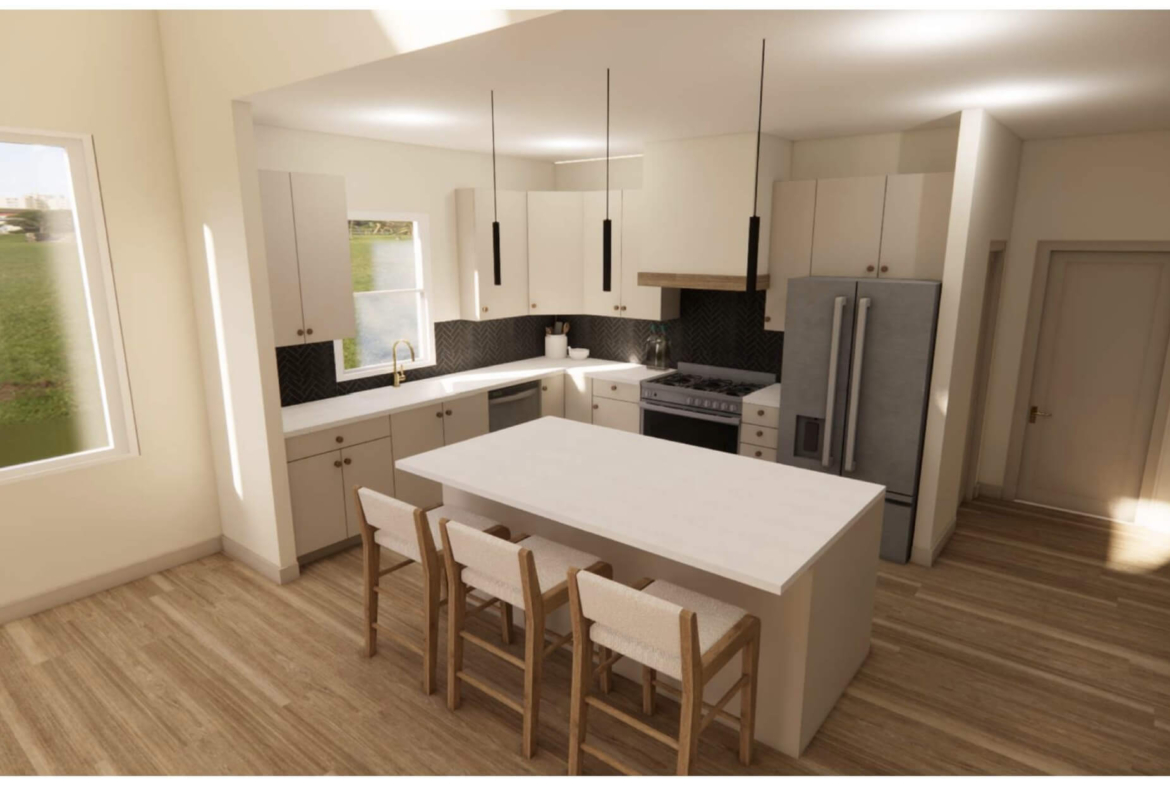 Moonridge II kitchen in residential homes Centerton & Bentonville