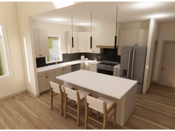 Moonridge II kitchen in residential homes Centerton & Bentonville