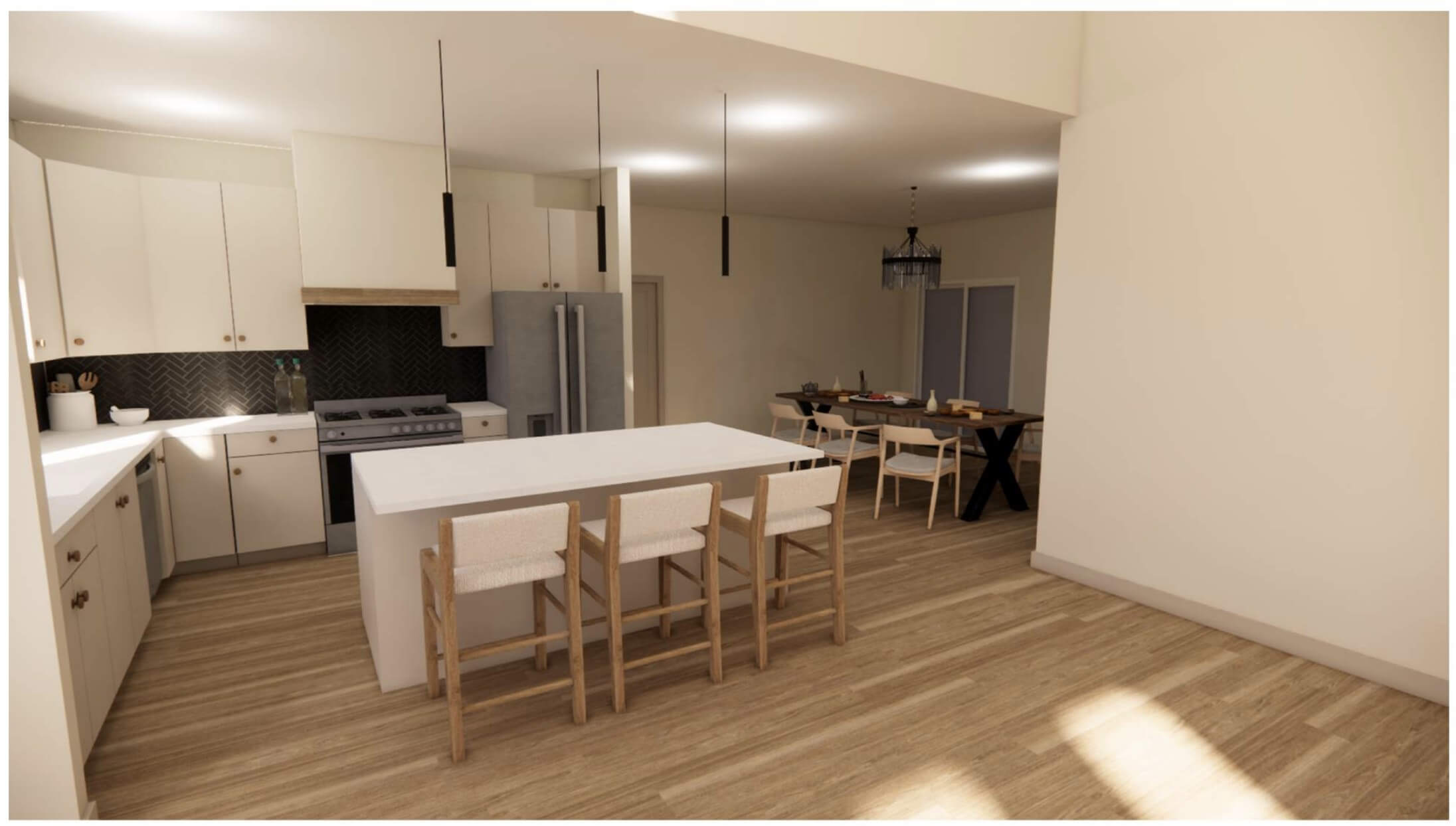 Moonridge II kitchen in residential homes Centerton & Bentonville