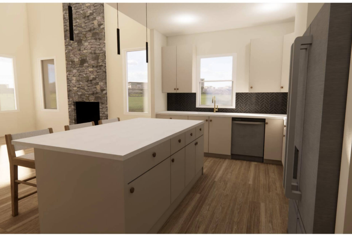 Moonridge II kitchen in residential homes Centerton & Bentonville