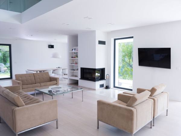 Living area in residential homes in Centerton & Bentonville