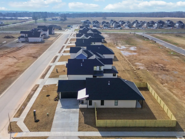 Areal View Huber Place