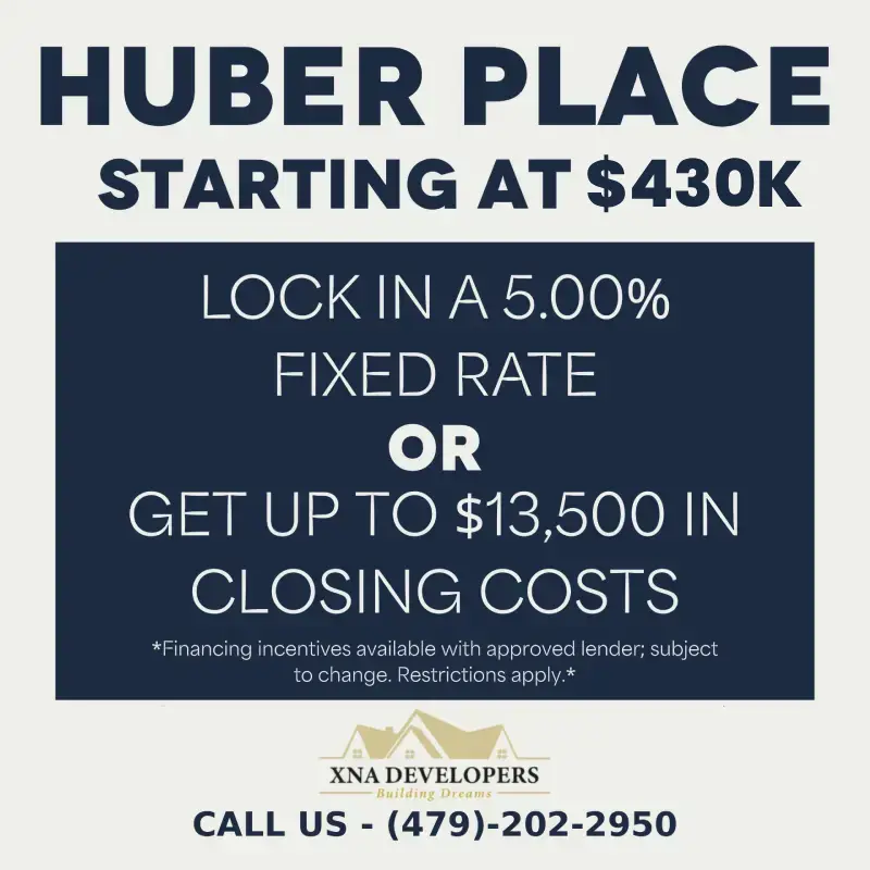 Huber place pricing flyer